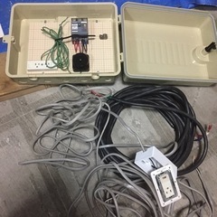 お話し中 分電盤  銅線のコード類  中古