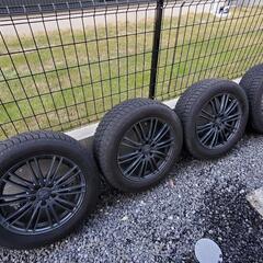 ご購入者決定済み　スタッドレス　グッドイヤー　アイスナビ6 ウェッズホイール付き　225/55R17の画像