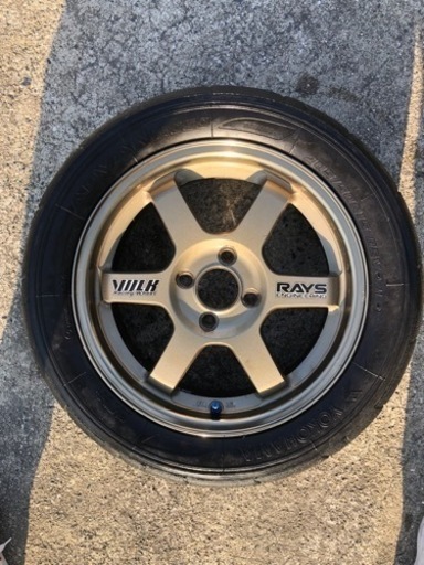4本セット RAYS TE37 15インチ 6.5JJ 4H PCD100 off+45
