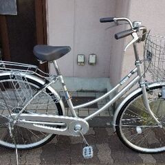 SANTOS[サントス]26吋 ファミリーサイクル シングル/シルバー