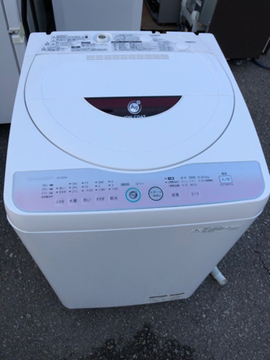 シャープ　全自動洗濯機　6kg