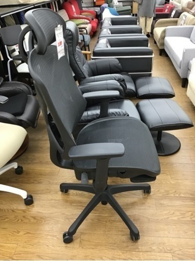 KK-76【ご来店頂ける方限定】ニトリ　フォリスト　リクライニングワークチェア