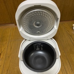 シャープ 電子ジャー炊飯器0.54Lタイプ ホワイト系 KS-C5G-Wの画像