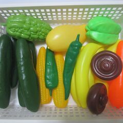 野菜・くだもの　模型の画像