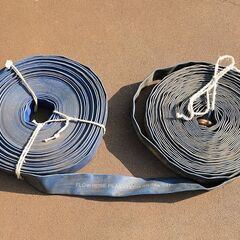 中古の消雪用ホース　40mm千鳥、長さ30～40m位の画像