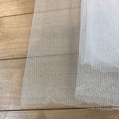 白チュールレース10メートル×75センチの画像