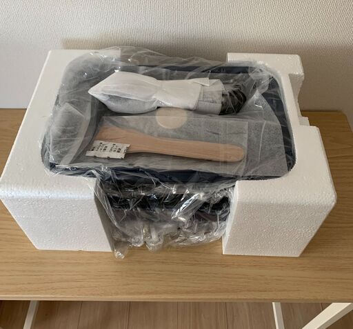 【商談中】新品　7200円　BRUNO　ブルーノ　ホットプレート＋たこ焼きプレート　コンパクトサイズ（ネイビー）