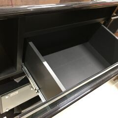 TV台 ブラック/木目調 三幸ジャパン ※クリーニング済みの画像