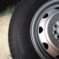 値下げ）新品13インチスタッドレスホイール付の画像