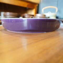 デンマーク王室御用達、Royal Copenhagen(ロイヤルコペンハーゲン)のBACA(バッカ)シリーズ、イヴァン・ワイスデザインの角皿♪北欧らしい色合いのヴィンテージプレート。ディスプレイにも！BK311の画像