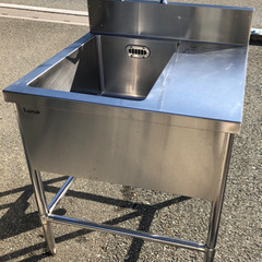 ⭐︎中古品　フジマック　1槽水切りシンク　750×750×800mm 厨房機器⭐︎