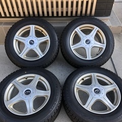 205/65R16 超バリ山スタッドレスタイヤ付きホイール4本 ...