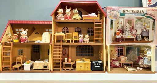 （値下げしました！）3800円→3000円シルバニアファミリーセット