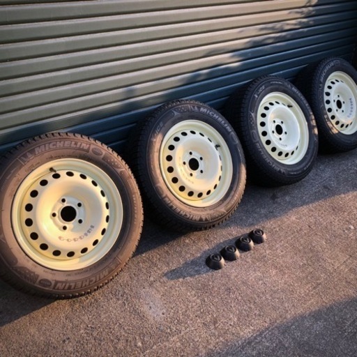 No.3/4)カングー純正鉄ホイール&スタッドレス4本 ルノー