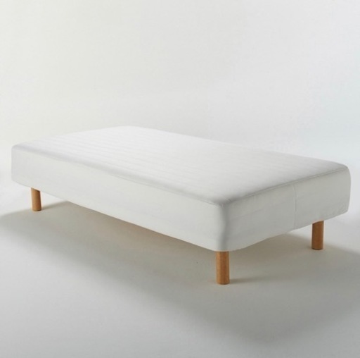 大幅値下げ！！無印良品　脚付マットレス・ボンネルコイル・シングル　脚5センチ