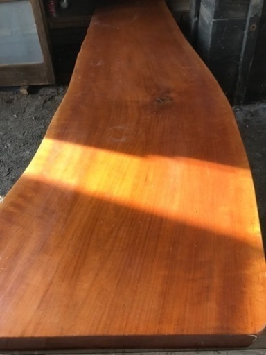 桜 一枚板 カウンター材料