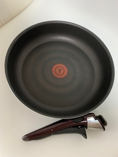 【美品】T-falフライパン26㎝・取手セット　インジニオ（ガス火専用）