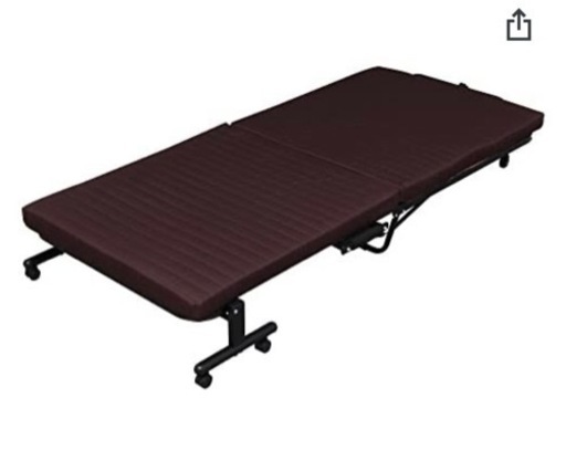 【ほぼ未使用】アイリスオーヤマ 折りたたみベッド シングルサイズ