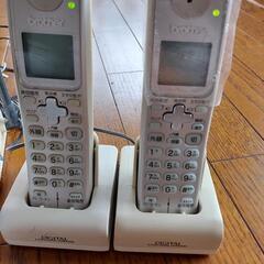 ファクス機本体と子機2台（brother FAX-360DW）の画像