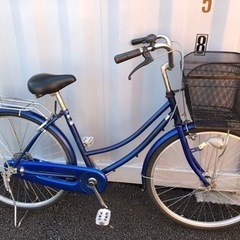 No.230 【LEDオートライト,変速なし】★激安★ 中古自転車 ママチャリ  26インチ 軽整備済み 安い 防犯登録 町田市 麻生区 神奈川