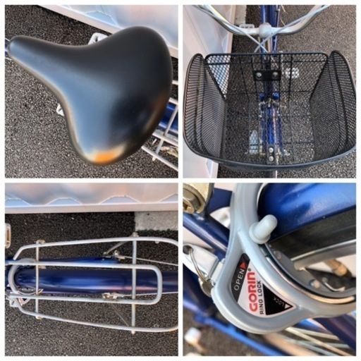 No.230 【LEDオートライト,変速なし】★激安★ 中古自転車 ママチャリ  26インチ 軽整備済み 安い 防犯登録 町田市 麻生区 神奈川