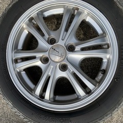 夏用アルミホイールタイヤセットの画像