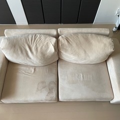 2.5人掛けソファ(色:アイボリー)の画像
