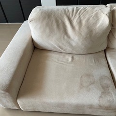 2.5人掛けソファ(色:アイボリー)の画像