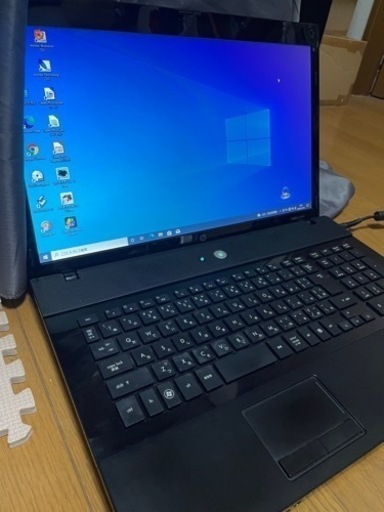 値下げ17インチ大型ノートパソコンhp年賀状イラレwin10