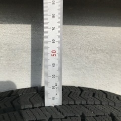 スタッドレスタイヤ　スチールホイール　4本の画像