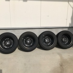 スタッドレスタイヤ　スチールホイール　4本の画像