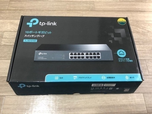 ※取引中【中古良品】tp-link 16ポート　Gigabit スイッチングハブ　TL-SG1016DE　動作確認済