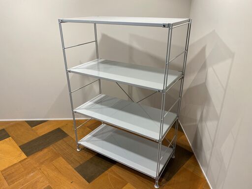 宇都宮でオシャレな家具を探すなら『オトワリバース！』MUJI 無印良品 シェルフ オープンシェルフ フリーラック グレー 中古品②
