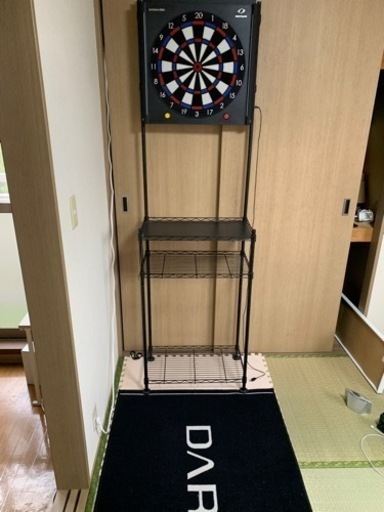 ダーツボードセット　ダーツライブ200S ダーツマット　ダーツスタンド