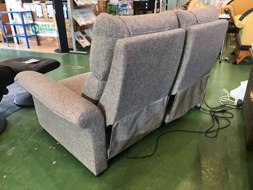 【愛品館八千代店】ニトリ　2人用電動リクライニングソファ　ピュール【愛八SF】
