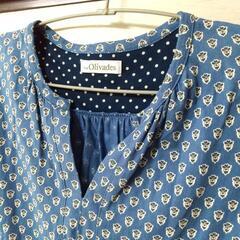 リバティ柄ワンピース