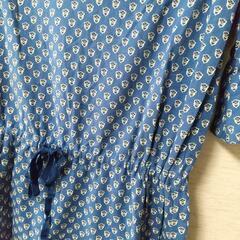 リバティ柄ワンピースの画像