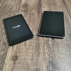ジャンク　7型タブレット　Google　Nexus7　2台　初代...