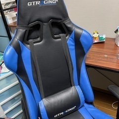 ⭕️gtracing japan 青色　ゲーミングチェア！引き取り希望の画像