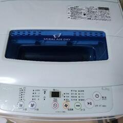 ハイアール洗濯機JW-K42Kの画像