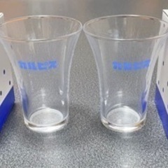 今月処分❗️再値下げ❗️カルピス朝顔グラス　2個セット　非売品