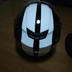 取引中早い者勝ち1月6日7日限定美品ZEROSジェットヘルメットWシールド人気黒白の画像