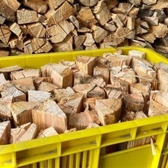 ヒノキの薪　約15Kgで500円の画像