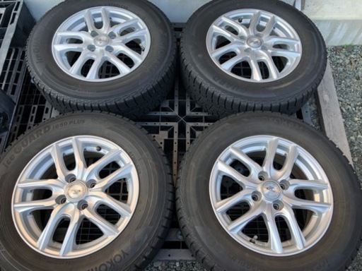 ノート フリード アクア 185/70R14 ヨコハマ IG50Plusスタッドレス アルミホイール付 4本