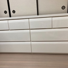 【値下げしました】　ローチェスト　ローボード　ニトリ　引き出し　...