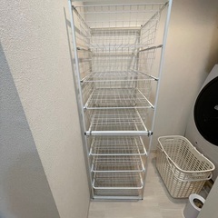 【IKEA】衣類ラックの画像