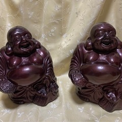 布袋様　２体　年末ジャンボが当たりますように！