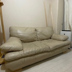 ニトリ　ソファ　ベージュ　使用感あり　お譲りします。