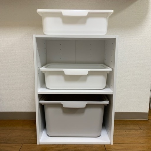 おまけ付き！美品！ニトリ　カラーボックス　収納