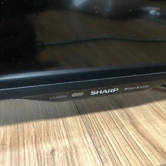 シャープ　AQUOS 40型　テレビの画像